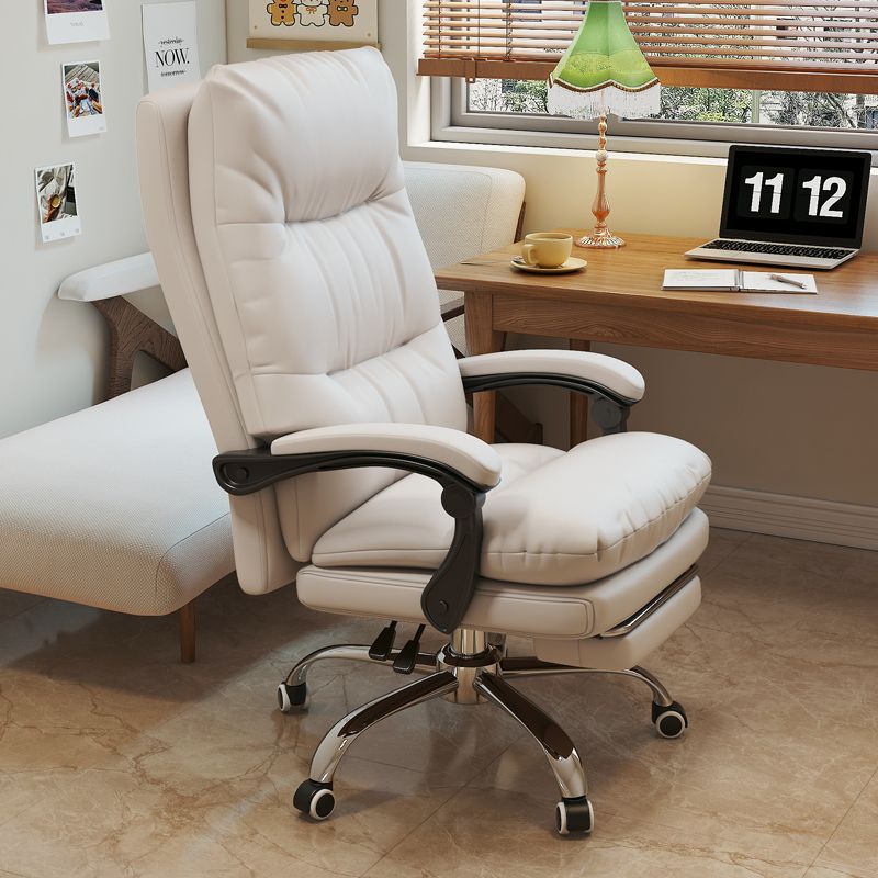 Computer Chair for Home Use, Comfortable for Long Sitting, Office Chair That Can Recline, Boss Sofa Chair, Dormitory Gaming Chair, Lazy Office Chair