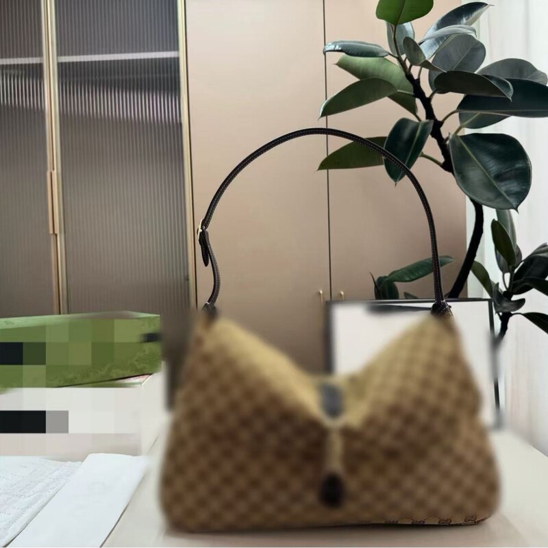Gucci Jackie new simple women's shoulder crossbody bag, small square bag, Korean version mommy bag, large capacity, trendy