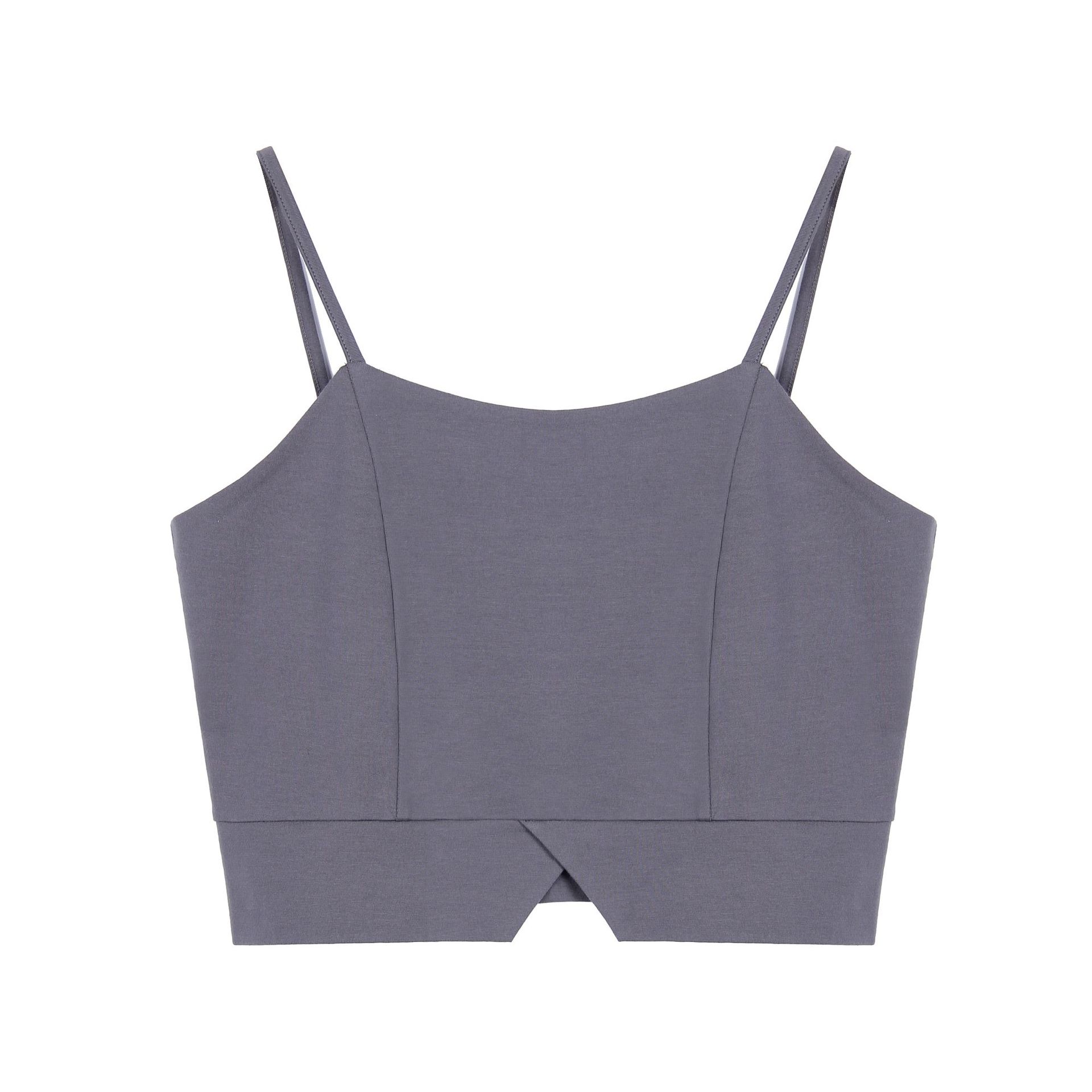 Short Slim Camisole for Women, Summer 2025 New Design, Niche Versatile Outerwear, Cropped Base Top
