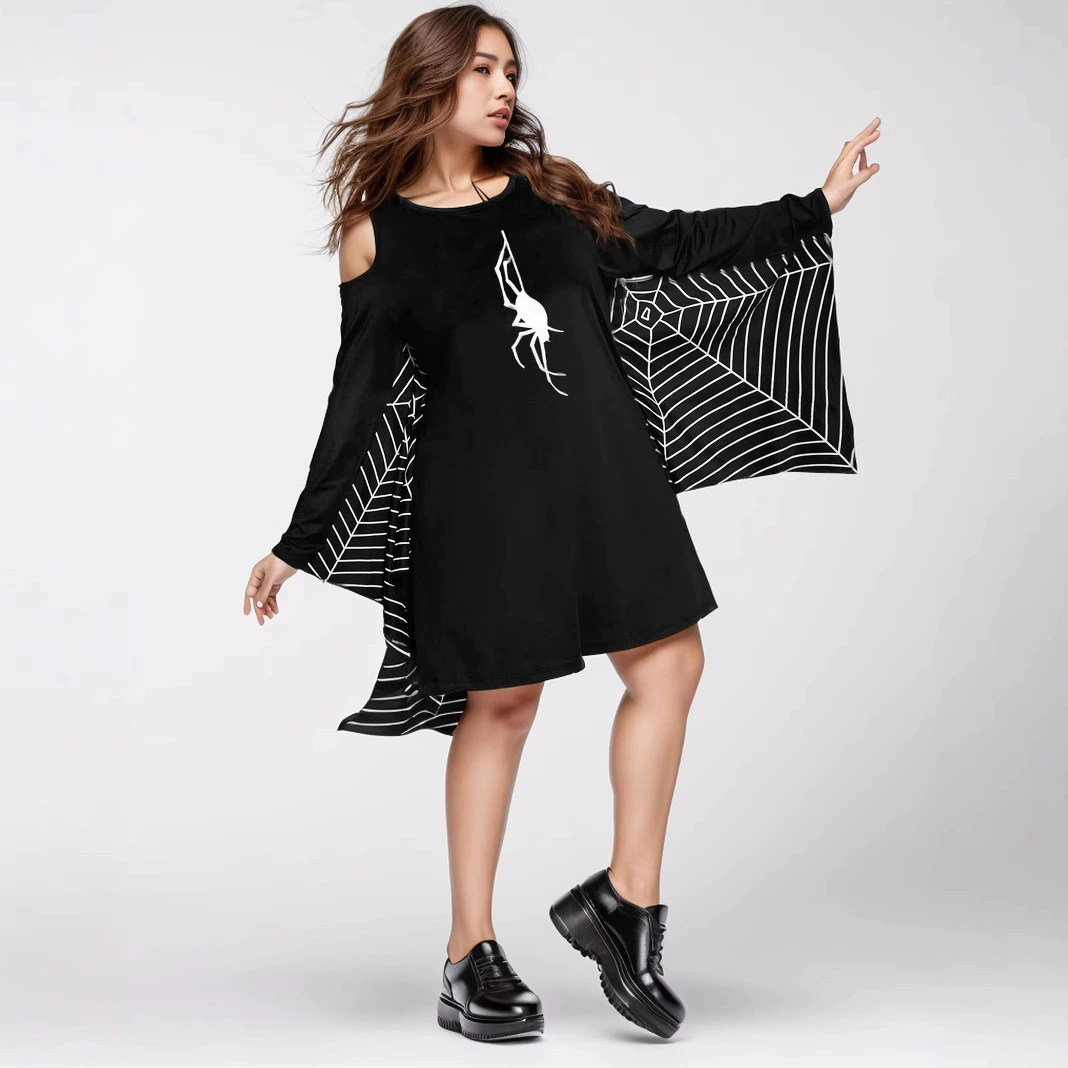 Платье, европейский стиль, импортное, на Хэллоуин, больших размеров, AliExpress
