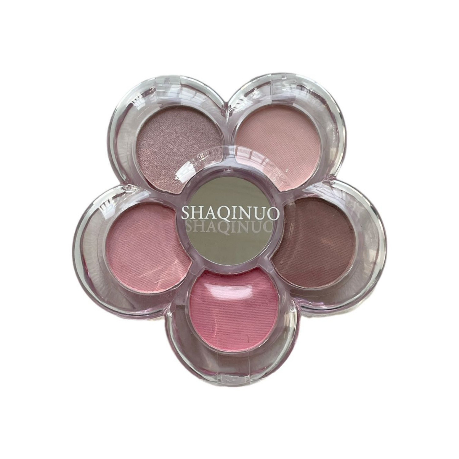 SHAQINUO polvo de sombra de ojos, polvo mate perlado, polvo de tierra no volante, maquillaje transfronterizo al por mayor.