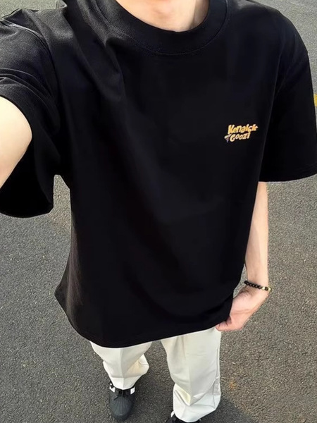 Summer retro trend fashionable short sleeve T-shirt