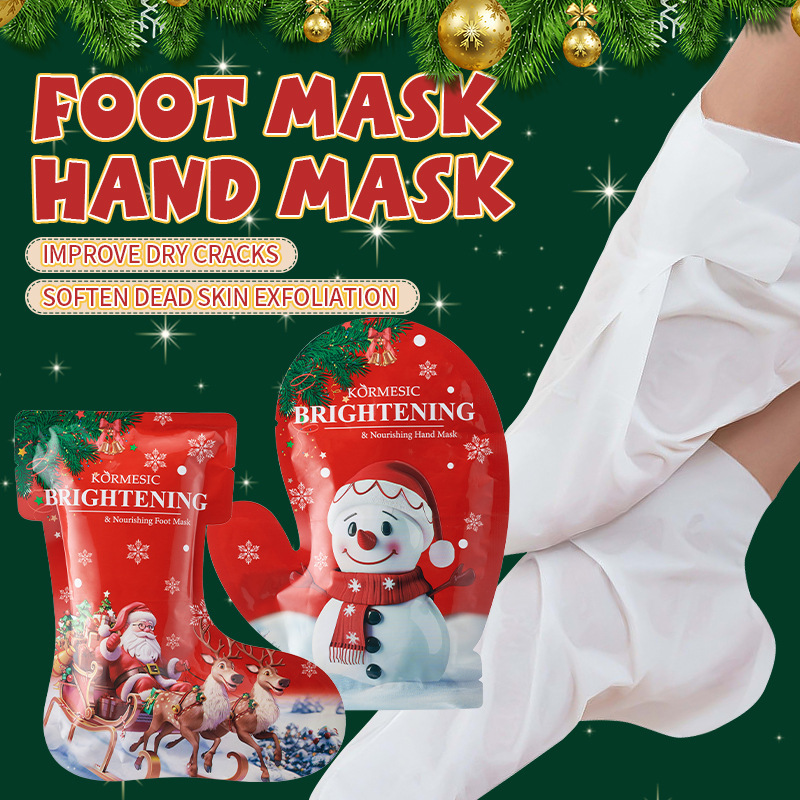 KORMESIC クリスマス保湿ハンドマスクとフットマスククロスボーダーメーカー卸売|undefined