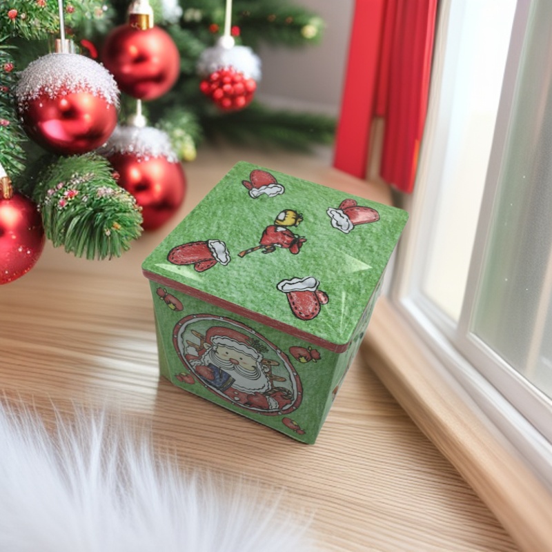 正方形马口铁盒天地盖通用收纳铁盒 密封食品级茶叶罐礼品盒供应