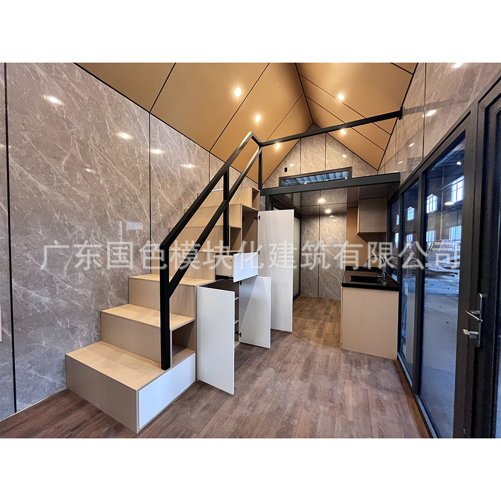 Turismo Resort Hotel Villa Casa de estructura de acero ligero Villa Casa móvil ensamblada Casa móvil Residente Casa móvil