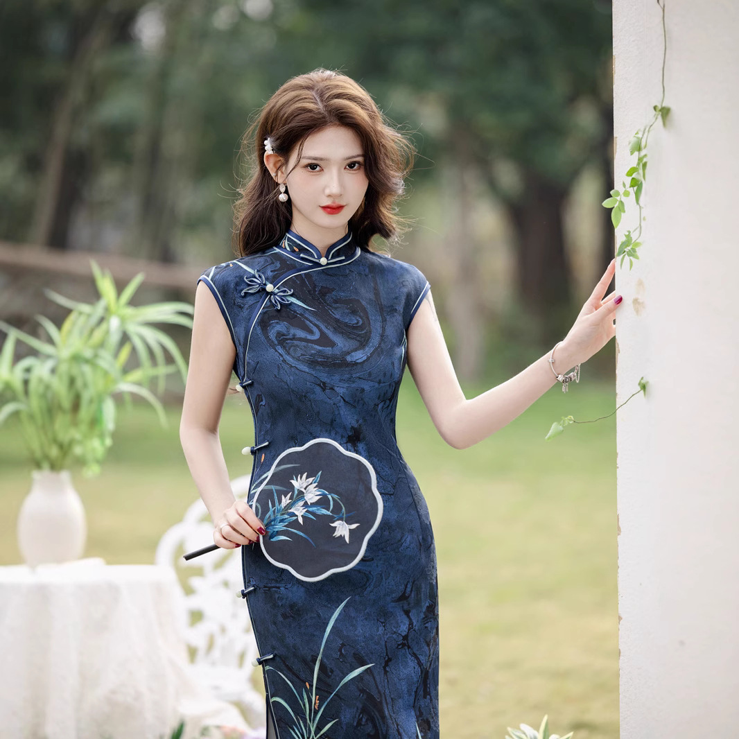 Summer retro elite elegant cheongsam
