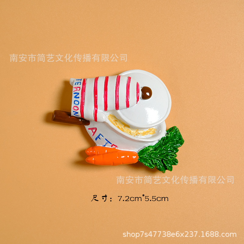Realistic commemorative fridge magnet, 3D, bread, toast