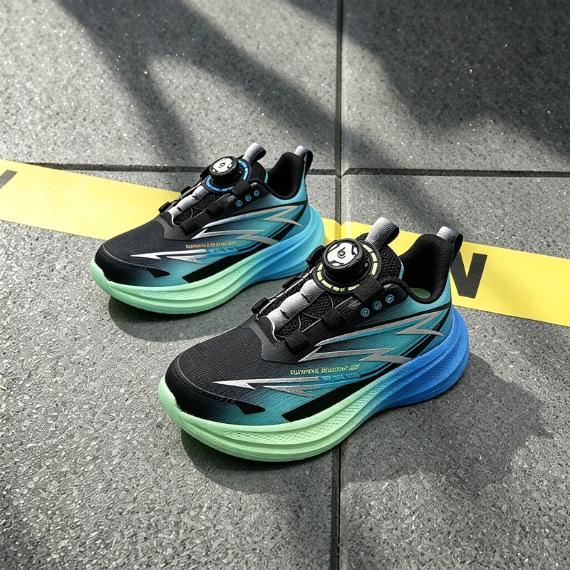 Zapatillas de Running para Niños Tallas 32-37 de Malla y EVA Transpirable Ligero para Uso Diario
