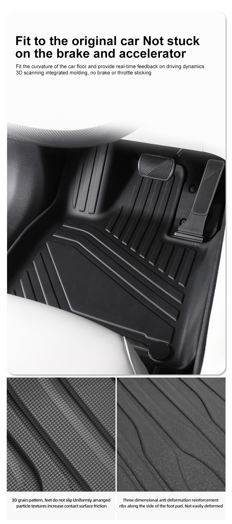 Ford Explorer Floor Mats 2016-2025 Full Coverage TPE Trunk Mat