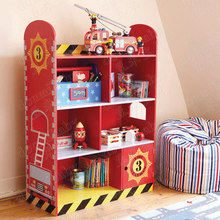 儿童书架卡通学生简易置物架自由组合书柜玩具收纳储物客厅小柜子