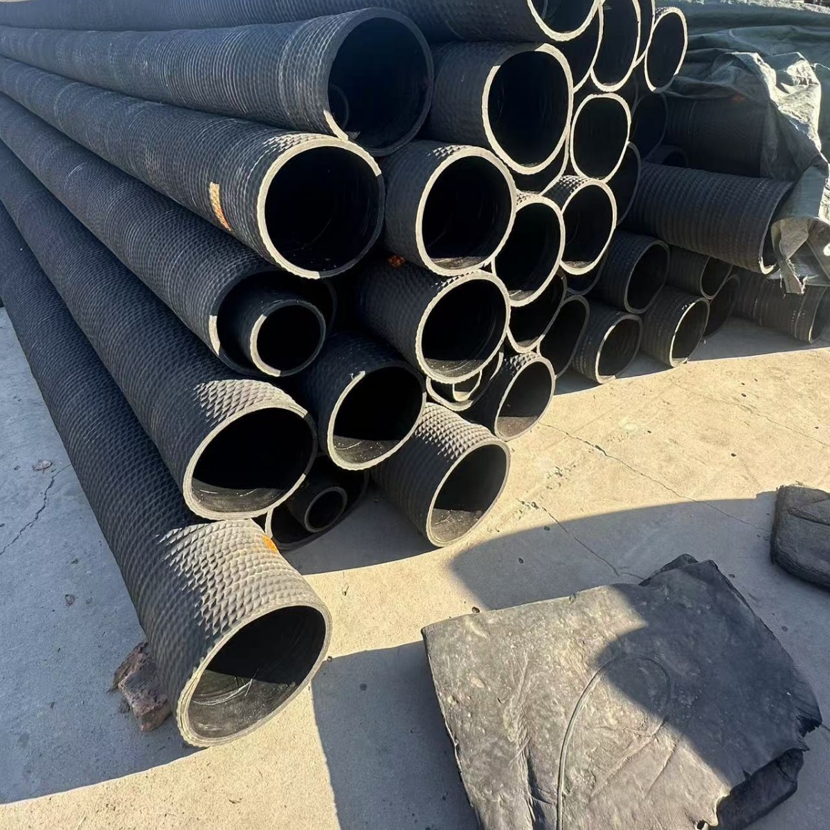 12寸大口径钢丝吸引管 吸排水农林业灌溉排涝专用高强度橡胶软管