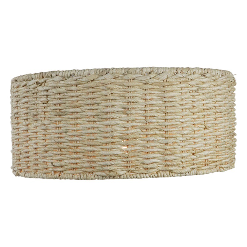 Cama y desayuno Zen chino pastoral creativo ratán papel cuerda pantalla dormitorio balcón restaurante bambú tejido cuerda de papel tejido araña