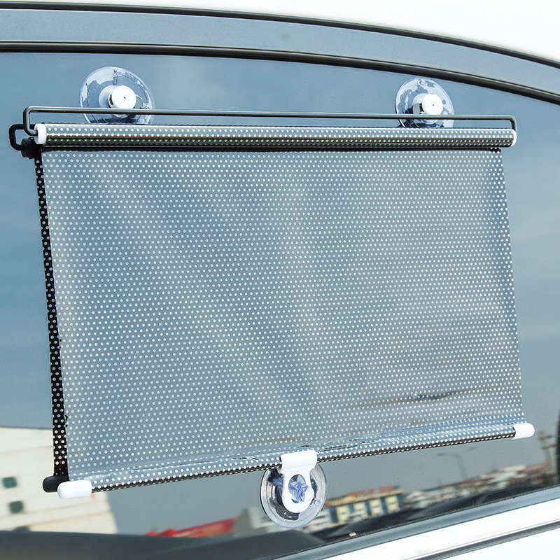 Cross-border e-commerce car curtains, car side windows, automatic retractable sunshade curtains, car heat-proof sunshades for summer
