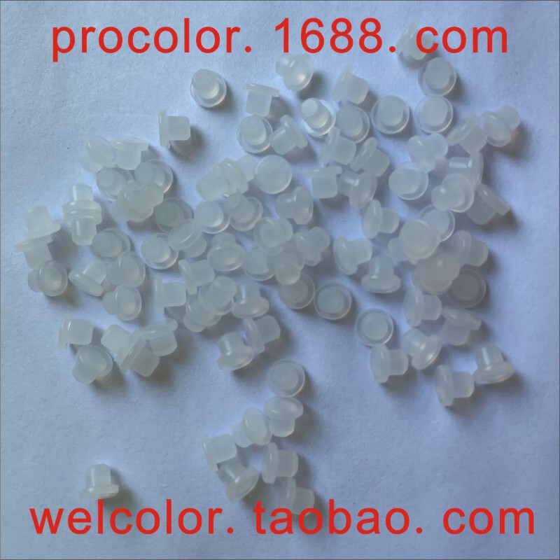 3 3.35mm translucent silicone luminous transparent key Cap Light Guide column plug sealed dust hole plug
