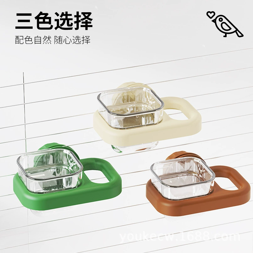 Подвесная кормушка для мелких домашних животных, хомяка, кролика, шиншиллы, миска для кормления попугая для больших, средних и маленьких птиц