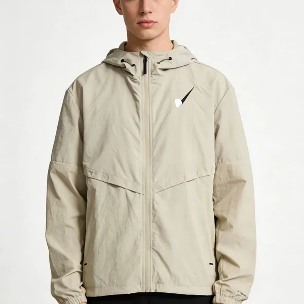 2026 Spring Men's and Women's Fashionable Lightweight Hooded Windbreaker Jacket for Outdoor Running, Travel, Fishing, and Sports