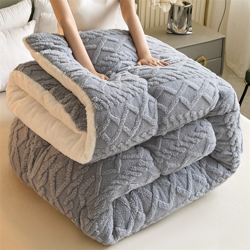UG73 quilt winter quilt thickened warm quilt autumn and winter quilt core lambswool all-season universal cotton single student