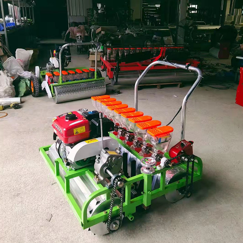 黑龙江芹菜大葱播种机 甜菜雪里红点播机 株距可调节生菜播种机