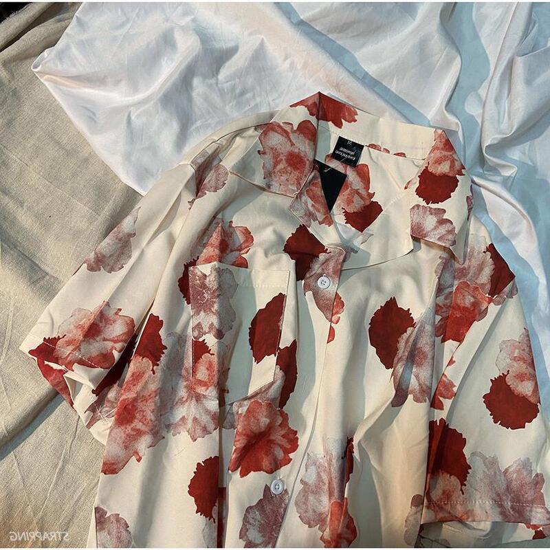 Short-sleeved Shirt Men's Short-sleeved Japanese Style Retro Hong Kong Style Fashionable Loose Summer Korean Style Design Sense Half-sleeved Shirt