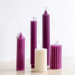 Meimuer Handmade Scented Candle Transparent Acrylic Mold Cylindrical Square Rack Craft Candle DIY Mold