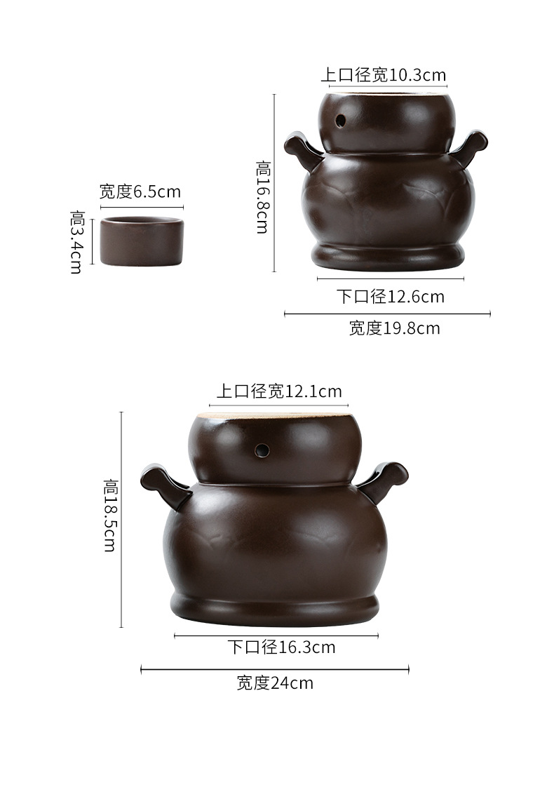 Wen Yang Guan Moxibustion Jar Large Ceramic Warming Cup with Fire Bowl for Navel and Body Moxa Therapy key features
