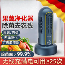 胶囊果蔬净化器美食材清洗机家用杀菌无线除农残自动洗菜机的