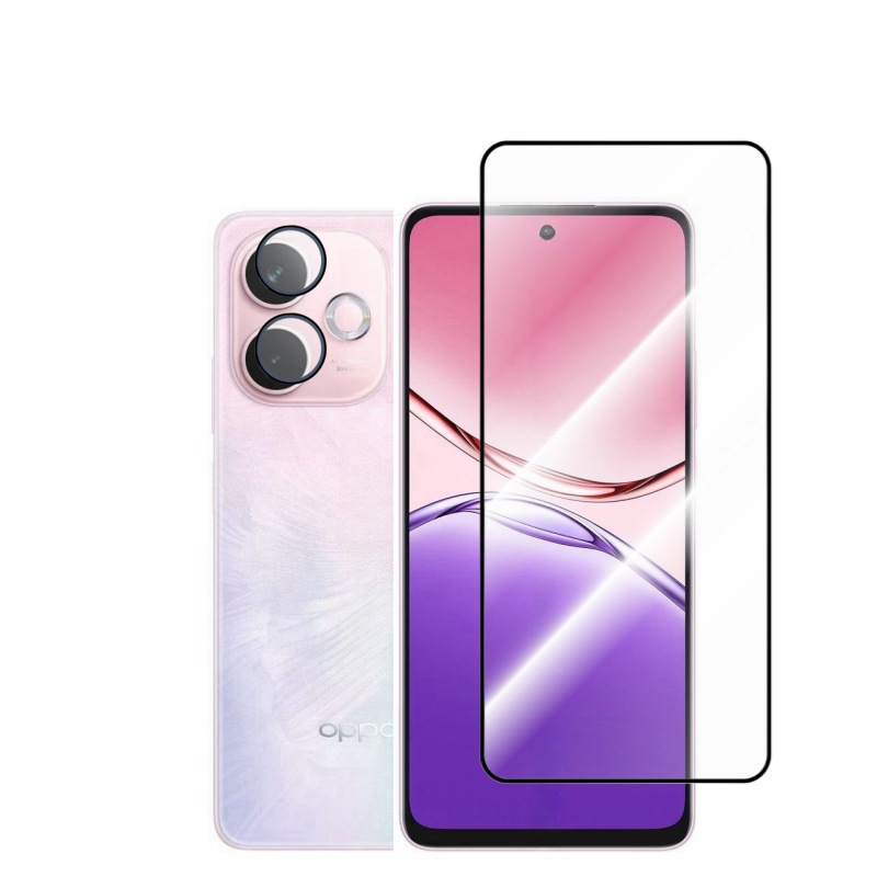 Aplicable a Oppo A5Pro versión internacional de la película de endurecimiento de teléfono móvil A3 película de pantalla de borde de arco de alta definición a3x película de lente image 6