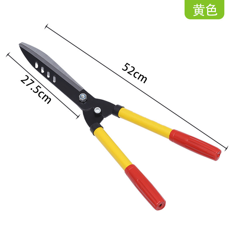 Dezhizhu, tijeras de setos, tijeras de césped con mango de hierro, tijeras de podar de acero al manganeso, tijeras de cerca, tijeras de acebo de jardinería, tijeras de té, herramientas de poda