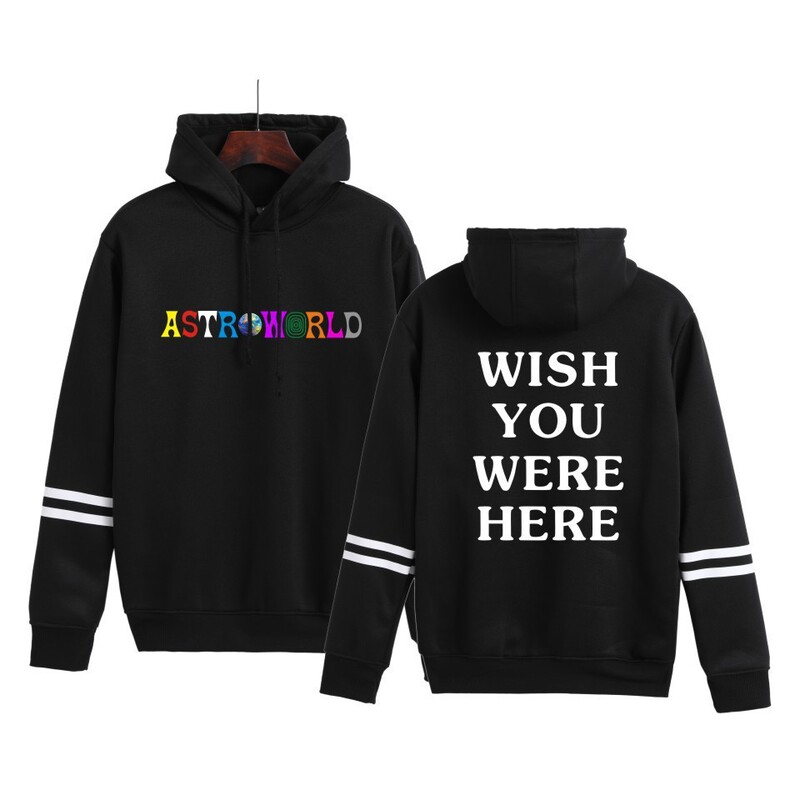 Amazon AliExpress wish Hot Sale TravisScotts Trend ASTROWORLD Men's and Women's Loose Sweater Autumn