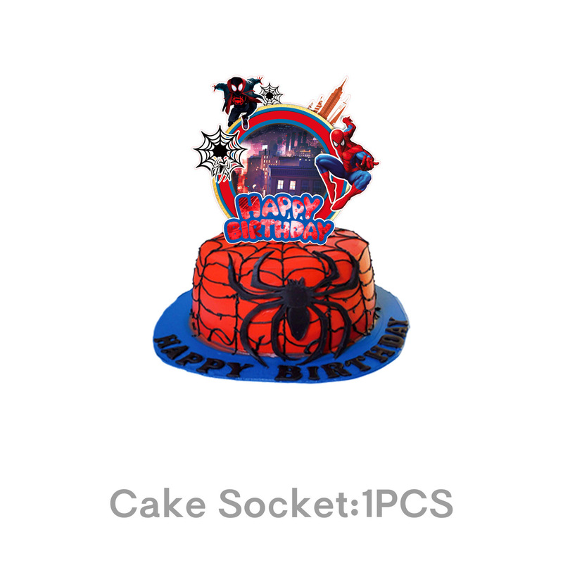 クロスボーダー新しいレッドスパイダーマン子供の誕生日パーティー使い捨てテーブルクロス紙皿紙コップ食器アレンジメント装飾|undefined