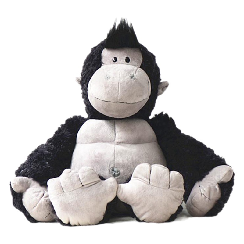 Peluche de gorila simulado, adorable gorila gigante negro, muñeco creativo, almohada grande, transfronterizo
