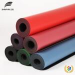 ?瑜伽垫pu+橡胶批发土豪垫加宽加厚静音减震舞蹈垫家用防滑健身