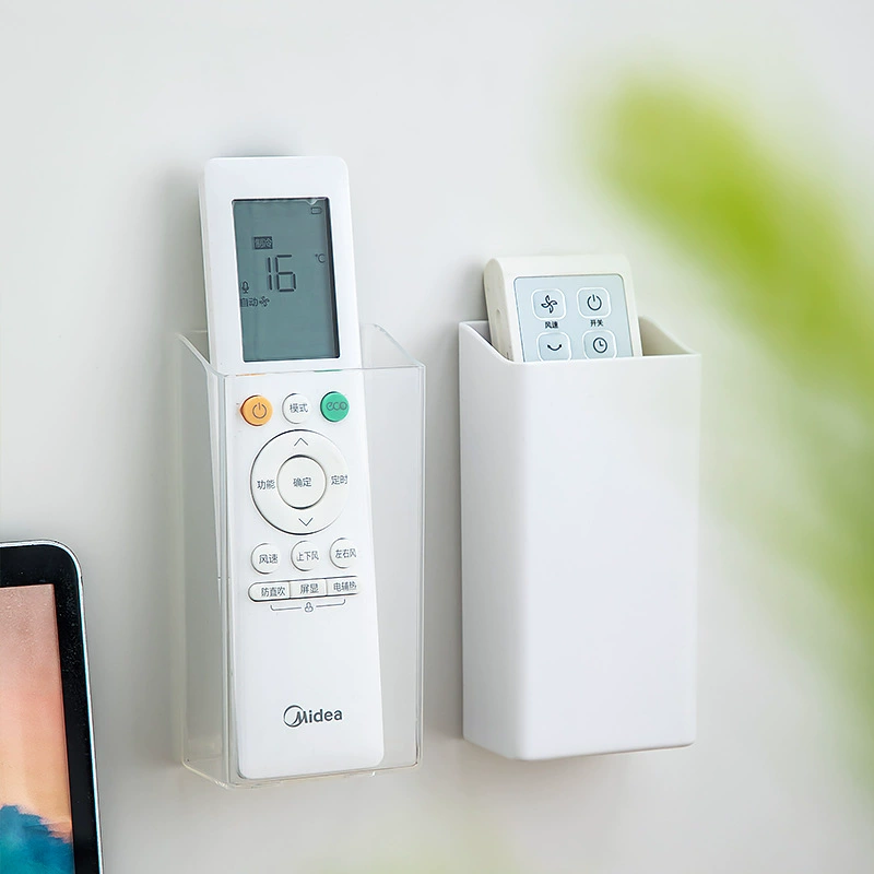 Remote control, wall acrylic mobile phone for bed, storage box