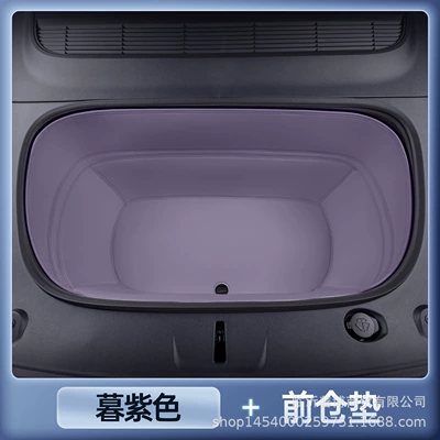 25 Avita 06 Trunk Mats, Trunk Mat - premium-dusk-purple-front-cabin-mat-avita-06