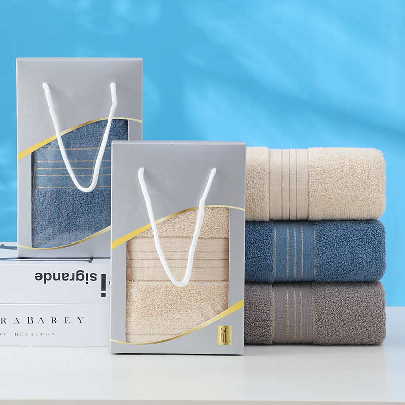 Pure Cotton Towel Gift Box Set, Absorbent, Suitable for Advertising, Annual Meetings, Event Promotion, Embroidered Logo Towel, Souvenir Gift Pure Cotton Towel Gift Box Set, Absorbent, Suitable for Advertising, Annual Meetings, Event Promotion, Embroidered Logo Towel, Souvenir Gift
