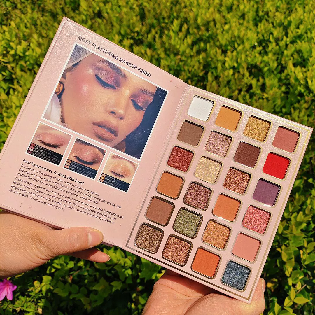 Matte Eyeshadow Palette, 78 Colors, Multi-use Face & Lip Compact