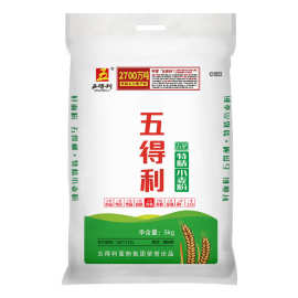 五得利五星特精面粉5斤/10斤 小麦粉 馒头饺子凉皮家用通用新日期