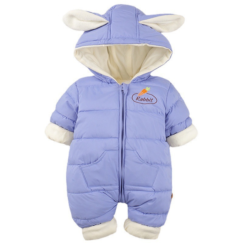 Bebés y niños unidos ropa de salida de invierno otoño bebés plumón ropa de escalada de algodón recién nacido cubierta de pelusa gruesa bolsa de dormir