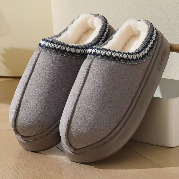 Pantuflas de algodón cálidas para invierno, estilo étnico, casuales, ligeras, para hombre y mujer, para uso en exteriores image 10