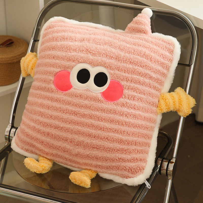 almohada de automóvil colcha de doble propósito espesación de oficina plegable almohada de siesta almohada de automóvil manta 2 en 1