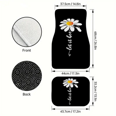of small daisy car mats: Universal Foot Pad