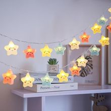 ����ins�������ɶԲʺ��ƶ�����Ц��������ö�ͯ��װ��led�ʵƴ�