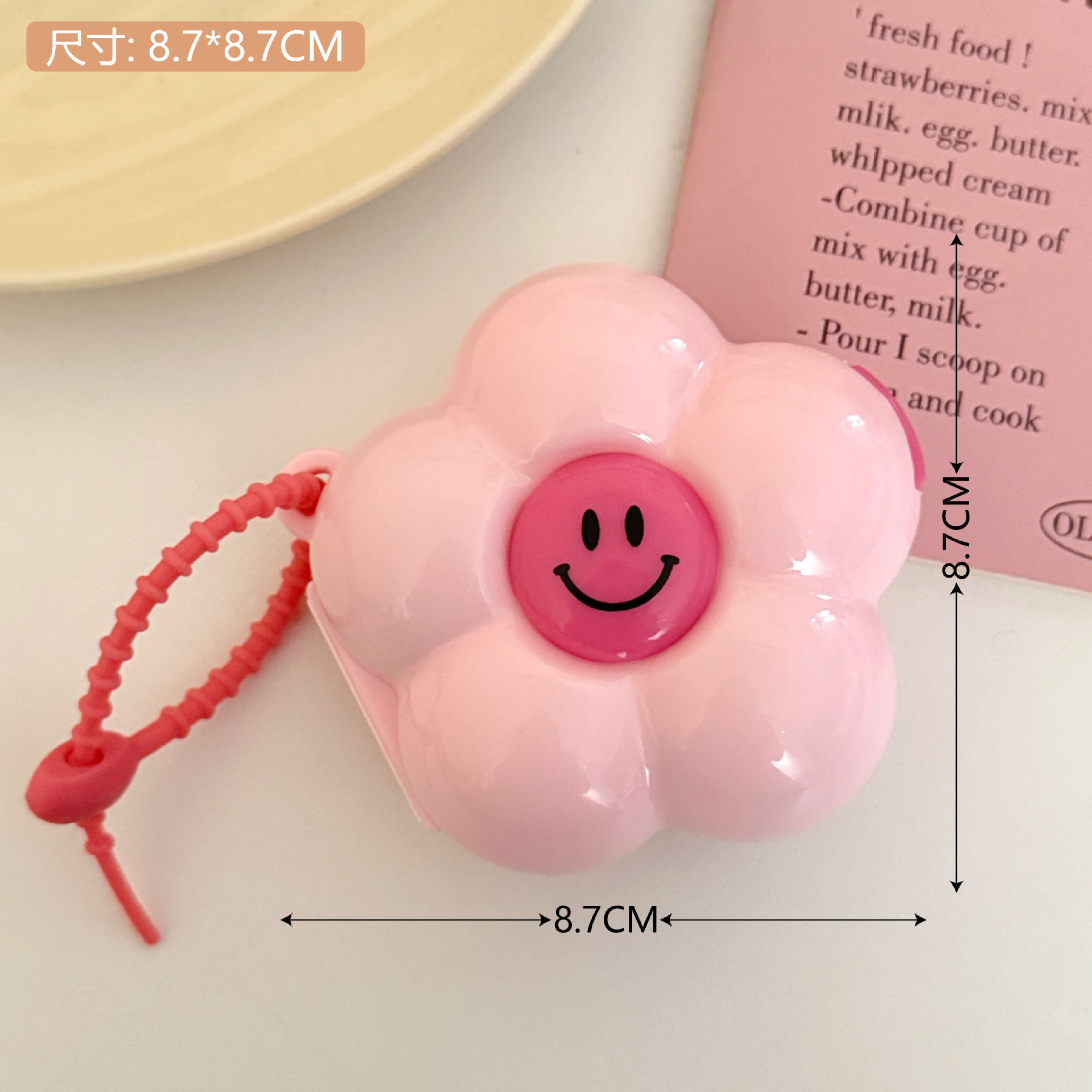 Caja de píldora separada del hogar portátil viaje de negocios Mini caja pequeña caja de almacenamiento caja de píldora transparente caja de almacenamiento Linda