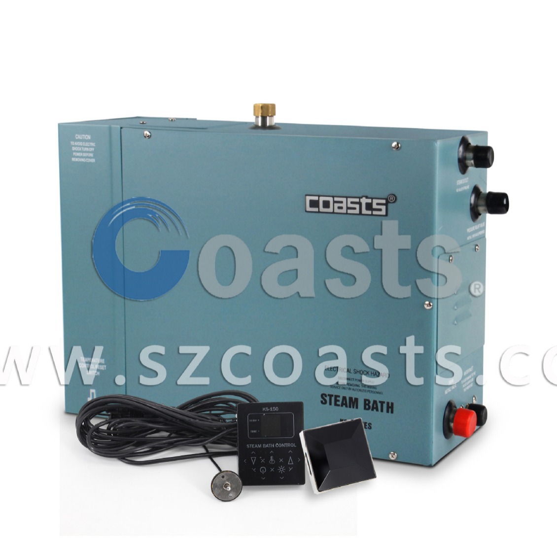 桑拿湿蒸电加热器商用蒸汽机防水多功能触摸控制器家用商用自排水