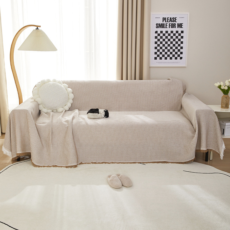 Anti-gato rasguño nórdico ins estilo sofá toalla antideslizante cuatro estaciones combinación universal sofá cubierta de tela cubierta de sofá Manta