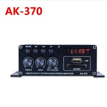 亚马逊 跨境热销DIY功放器 AK370功放蓝牙汽车家用12v功放机