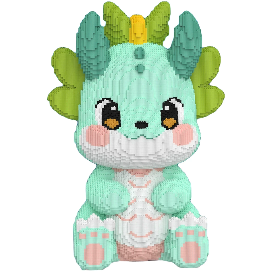 3D Constructor Building Set — Dragon Model, Small Particles, Multiple Sizes (32–70 cm)