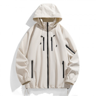 New Autumn and Winter Outdoor Sports Charge Clothes Men's and Women's Fashionable Single-Layer Jacket Windproof Mountaineering Jacket Cross-Border