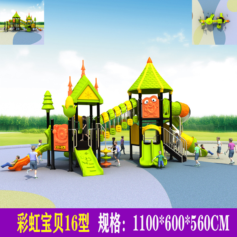 Deslizamiento infantil nuevo deslizamiento de jardín de infantes al aire libre comunidad parque de juegos al aire libre combinación deslizamiento