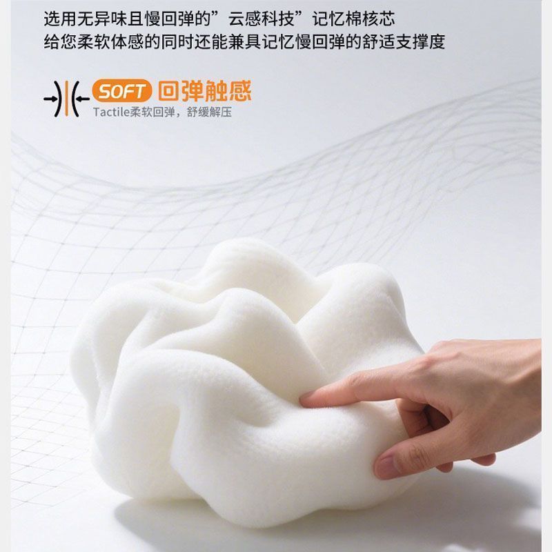 Car lumbar support cushion, thin small lumbar support for tailbone, car seat support, memory foam neck pillow